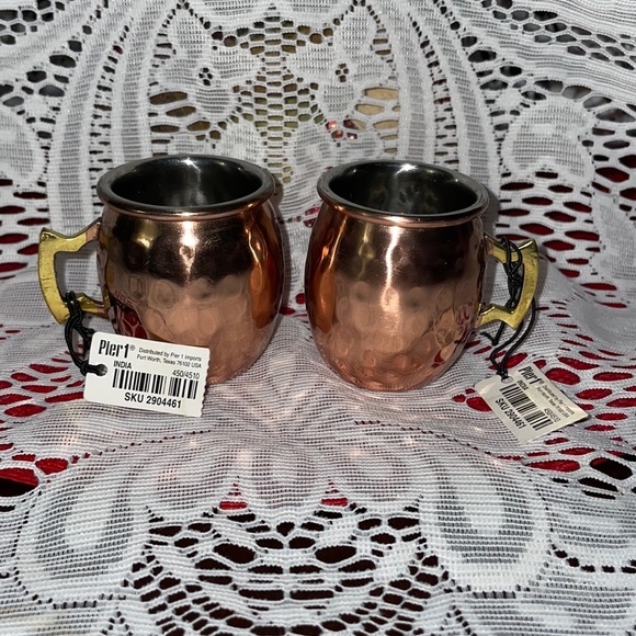 Pier 1 Moscow Mule Shot Mugs!